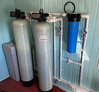 Система очистки воды от железа, марганца и запаха г. Сосновый Бор (1)
