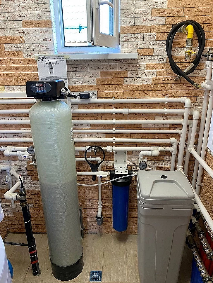 Система очистки воды из скважины с дозацией