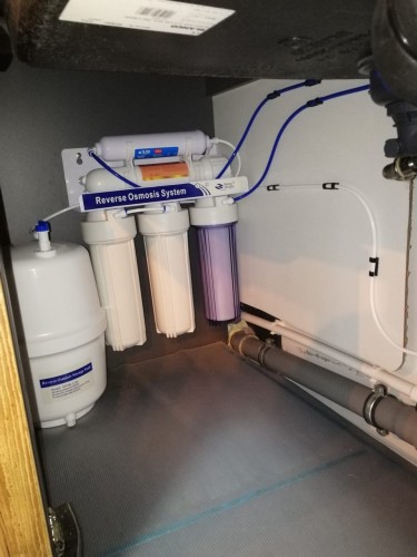 Система обратного осмоса NW-E2 под мойкой