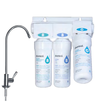 Ультракомпактный проточный фильтр для воды премиум класса Pureal Nano+ PPU-0830