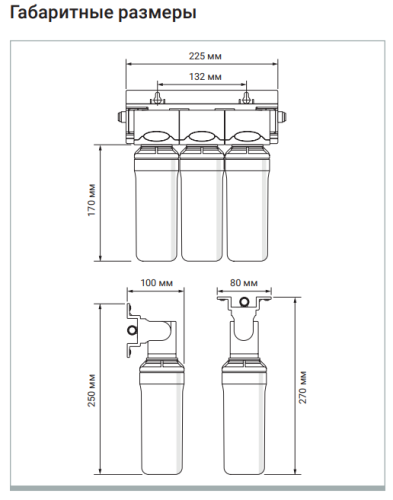 Габаритные размеры