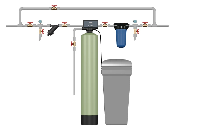 Система очистки воды от железа, марганца, жесткости, цветности 0844
