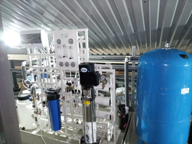 Система обратного осмоса на объекте