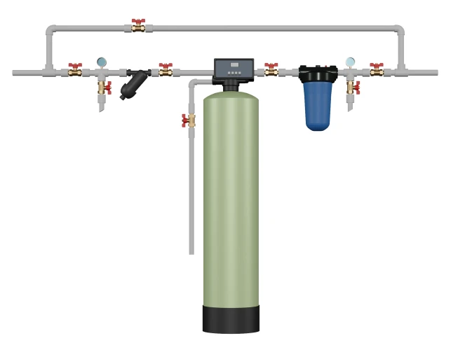 Система очистки воды от хлора, запаха, цветности до 1 м³/ч