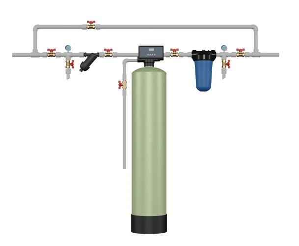 Система очистки воды от хлора, запаха, цветности до 1 м³/ч