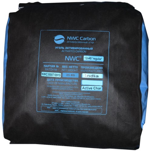 Уголь кокосовый NWC 12*40 (25 кг 50 литров)