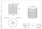 Емкость для воды 6000 литров