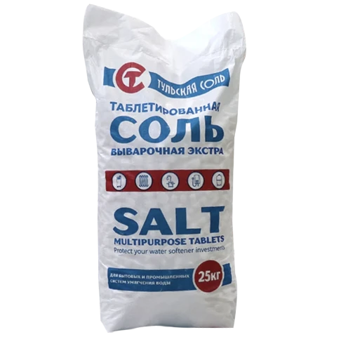  Соль таблетированная Экстра 25 кг, Киреевская