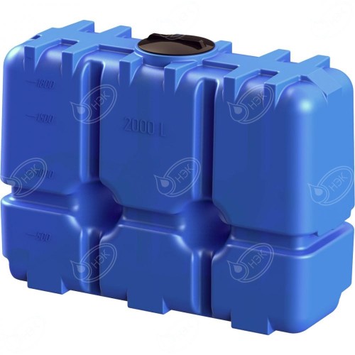 Прямоугольная емкость для воды (2000 литров)